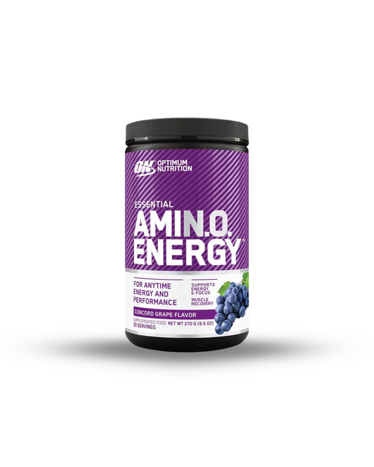 OPTIMUM NUTRITION AMIN.O. ENERGY CONCORD GRAPE FLAVOR 9.5OZ.